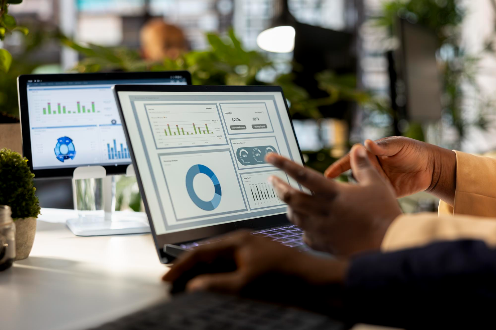 Análisis profesional de dashboards e indicadores empresariales